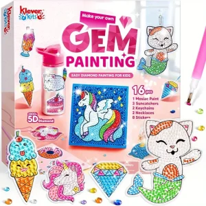 16 Piece Diamond Gem Painting Kit