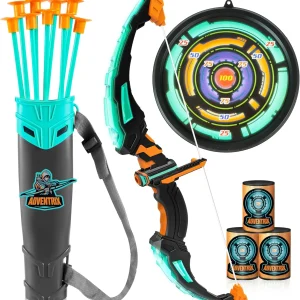 Kids LED Light Up Bow and Arrow Set