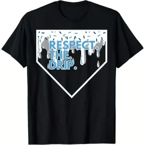 Respect The Drip Baseball Graphic T-Shirt/Boys