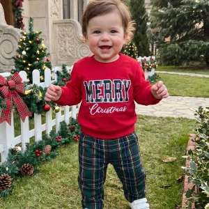 2 Piece Boys Christmas outfit