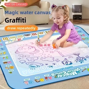 Magic Water Canvas Doodle Mat